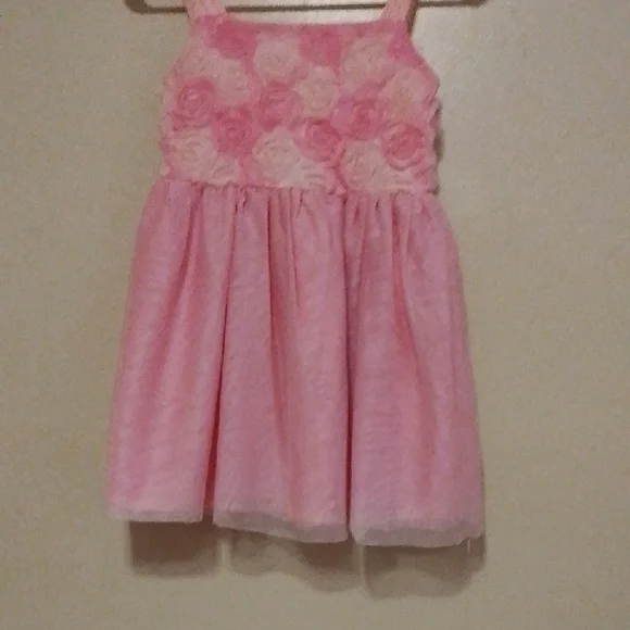 The Children's Place Pink Rosette Dress - Picture 3 of 5
